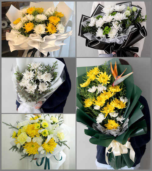 广东江门市新会区崖门镇交贝石村白事花束代送